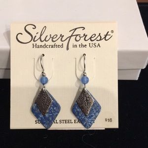 Silver Forest Earrings